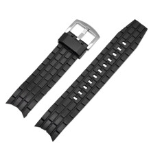 (EF-523 Silver buckle) For Casio EF-550/EF-523 Watch Straps  Resinr Strap Watch Accessories