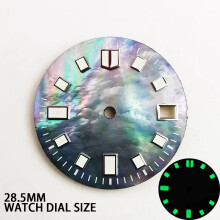 Watch Repair Replacement Parts 28.5mm Luminous Dial for NH35/4R Movement