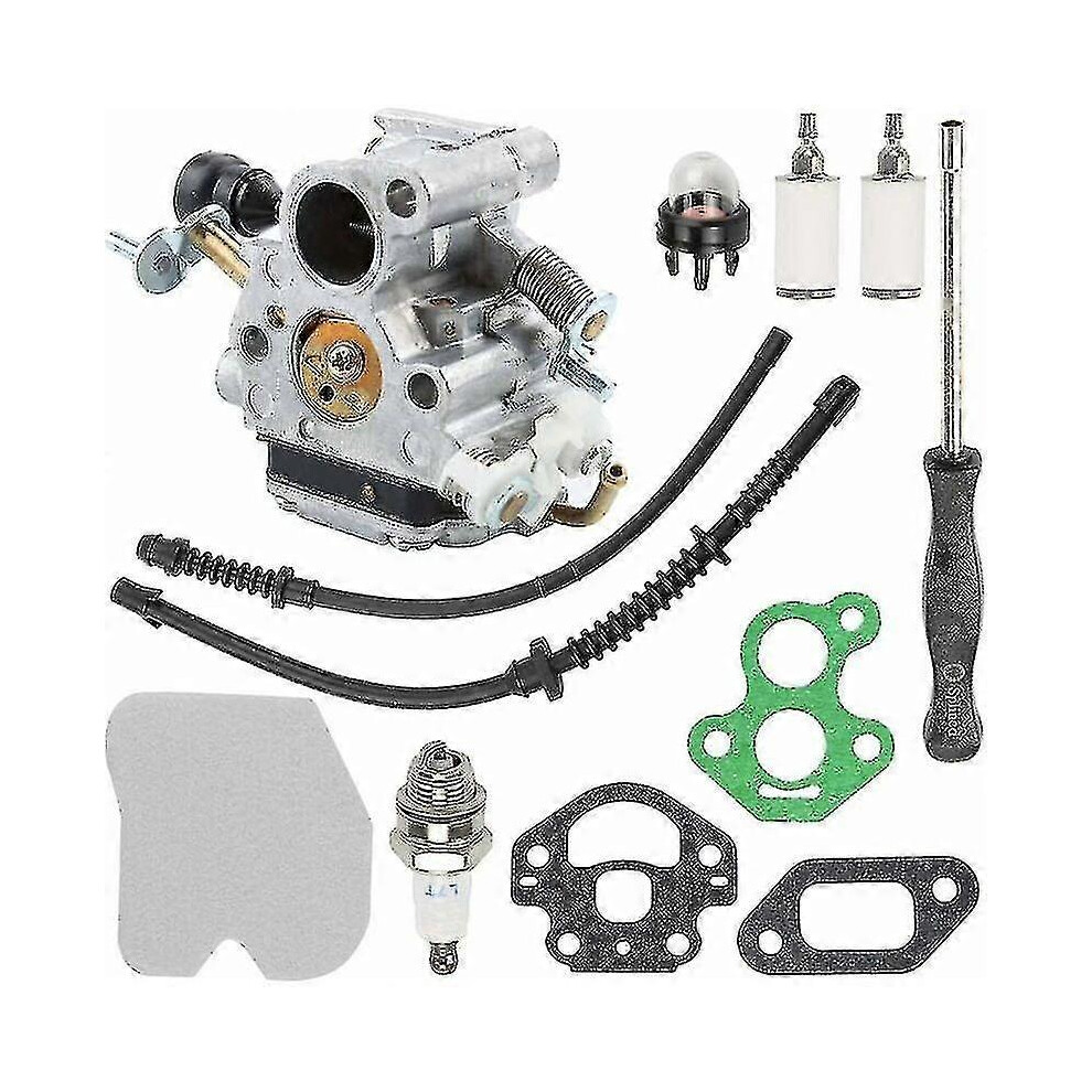 2024 Carburetor Kit For Husqvarna 435 435E 440 440E Chainsaw Jonsared Cs410 Cs2240 Cs2240s Replaces C1t-El41 C1t-El41a 506450501 With Air Filter Spark 7624176652394