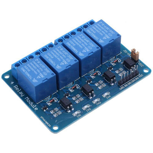 5v 4 Channel Relay Board Module Optocoupler Led For Pic Arm Avr