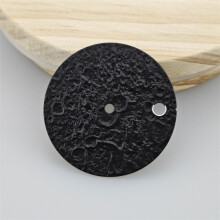 (Black) 28.5mm Dial Chang'e Moon Dial Silver White Black for NH35/36 Movement