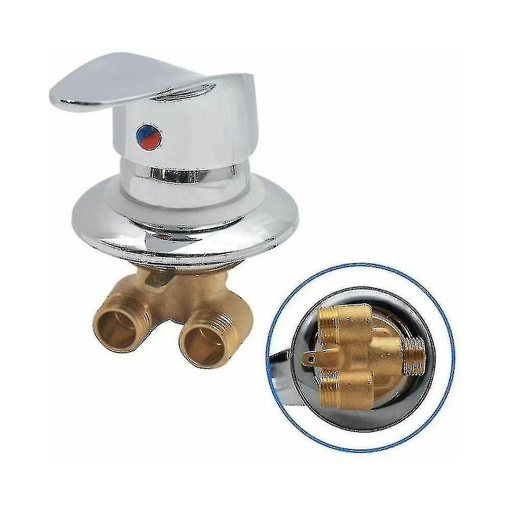 Mixer Tap Shower Cabin Brass Shower Faucet Outlet Diverter Chrome Shower Mixer Tap G12 Connector Col 7624176649868