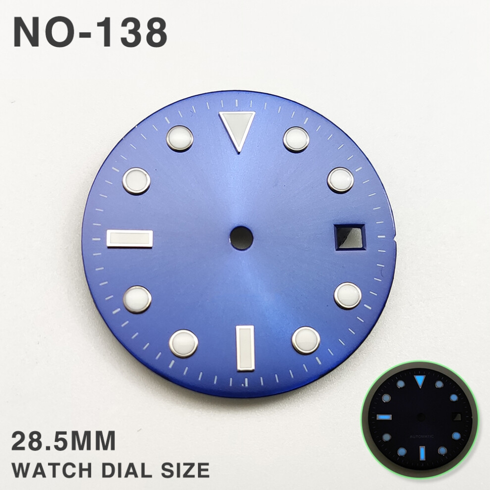 (No-138) Luminous Dial 28.5Mm Movement Repair Replacement Parts For 2813 320997430377
