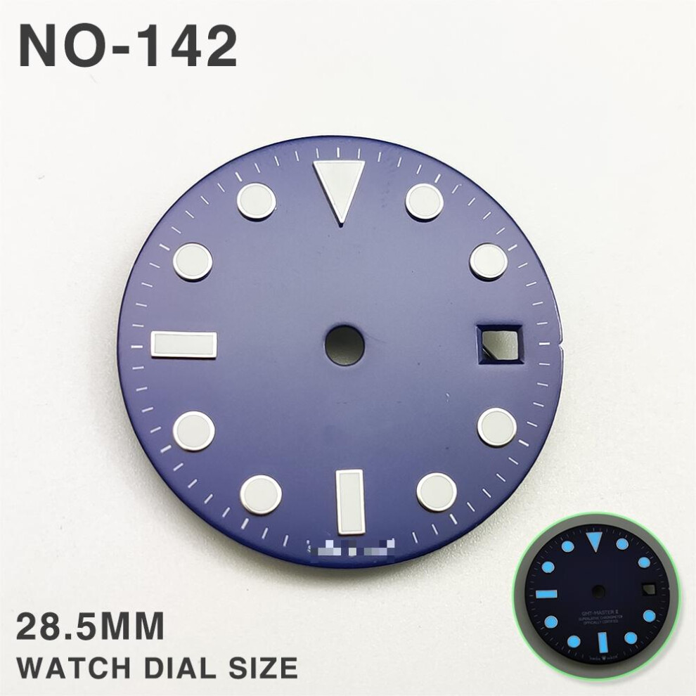 (No-142) Luminous Dial 28.5Mm Movement Repair Replacement Parts For 2813 320997430384