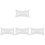 4Pièces Coussin Gonflable Transparent En PVC Pour Camping 1