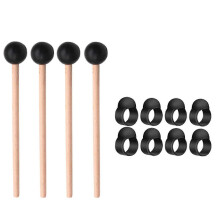 8-dielna oceľová prstová trsátka na jazykový bubon, prstové rukávy, handpan so 4-dielnou sadou paličiek Ethereal Drum Pe