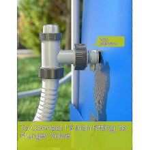 Set Of 2 Adapters For Filter Pump From 32 To 38 Mm [xc]