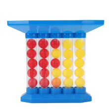 Hüpfballspiel aus Kunststoff – Lustiges Brettspiel mit Hüpfball – Tischspiel für Erwachsene, Kinder, Familienfeiern und Geburtstage