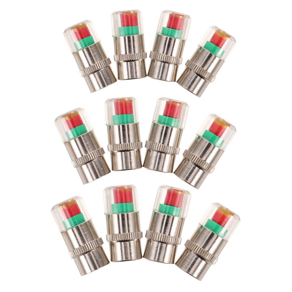 12Pcs Tire Pressure Monitoring Valve Stem Caps For Cars And Trailers 3744180048366