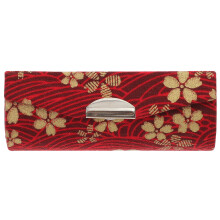 Portable Red Lipstick Case Cloth Material Delicate Lipstick Holder
