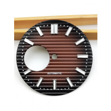 (Brown) 29.8MM Watch Luminous Dial for Japan NH38 Movement Modification Parts