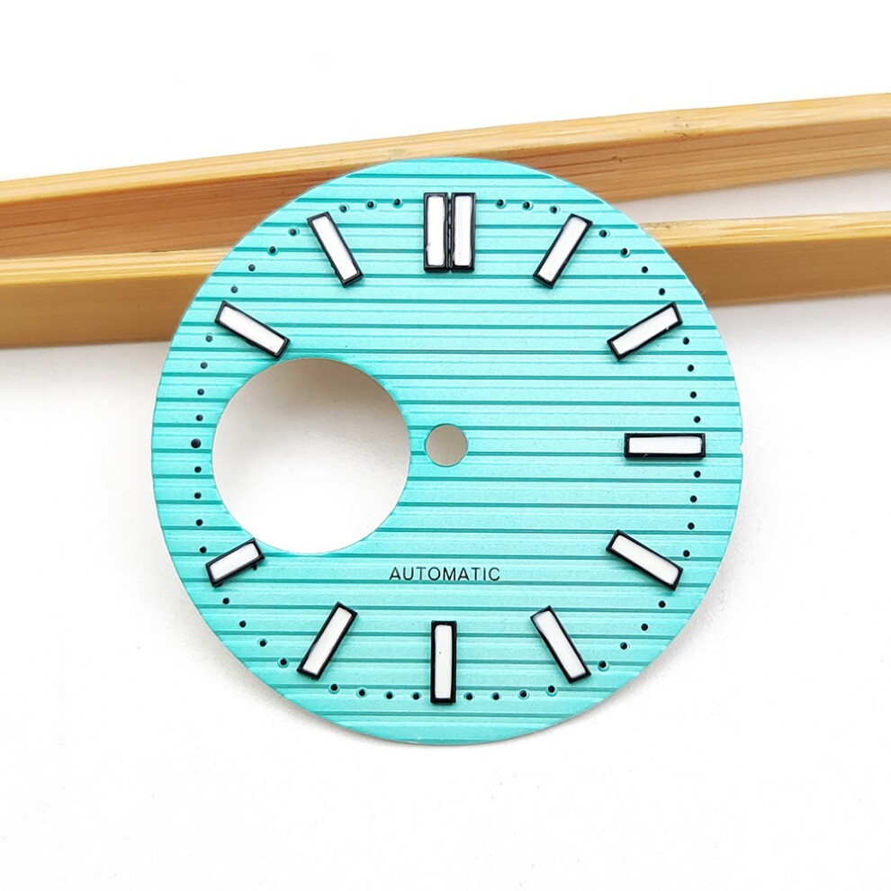 (Sky Blue) 29.8Mm Watch Luminous Dial For Japan Nh38 Movement Modification Parts Sky Blue 320997431664