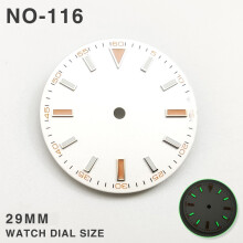 (NO-116) Green Luminous Dial 29mm Movement Repair Replacement Parts For 2813/8215/8200