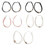 5Pairs Rhinestone Elastic Shoe Heel Straps Adjustable for High Heels 1