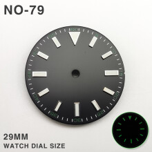 (NO-79) Green Luminous Dial 29mm Movement Repair Replacement Parts For 2813/8215/8200