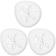 3Pcs Travel Washing Machine Black Mini Turbine Washer for Laundry