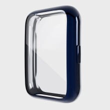 (Dark Blue) For Huawei Watch Fit 2/ Fit 2 Active Watch Case Screen Protector TPU Cover Case