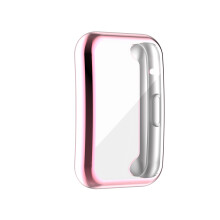 (Pink) Huawei Watch Fit Full Wrap Around TPU Case with Screen Protector