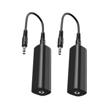 Izolátor hluku uzemňovacej slučky pre autorádio/domáce stereo, 2 ks s 3,5 mm audio káblami s202412244796