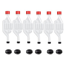 Brew Airlock Kit, 6 airlocks and 12 seals, Plastic Wine Airlock For Fermenting, , Beer, Win