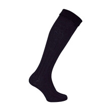 (06-Nov, Schwarz) Sock Snob - Herren Kilt Socken | Thermo Kniestrümpfe Winter | Dicke Extra Lange Woolsocken