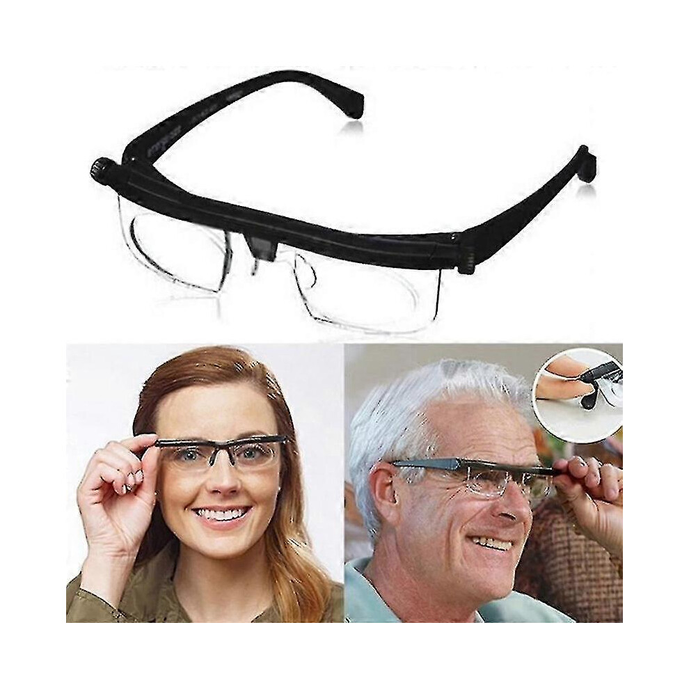 Adjustable Strength Lens Eyewear Variable Focus Distance Vision Zoom Glasses s202412245284