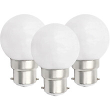 6 ks B22 LED žiarovky 3W žiarovky na golfové loptičky B22 bajonetová malá guľová žiarovka stmievateľná s202412248150