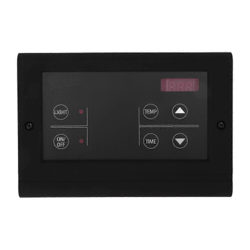 Sauna Room Temperature Controller Wall Mount Wet Steam Generator Controller for Household Black P20250110201
