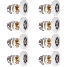 8pcs Shower Door - Roller Caster Wheel For Shower Door Sliding Rollers Door Roller Compatible Wheel