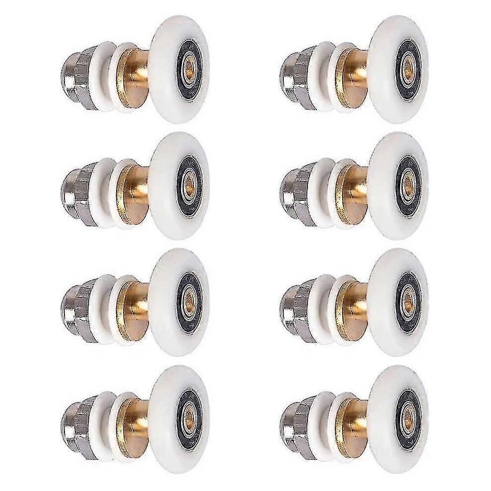 8Pcs Shower Door - Roller Caster Wheel For Shower Door Sliding Rollers Door Roller Compatible Wheel 7624176661426