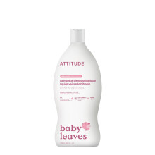 ATTITUDE Washing Up Liquid and Bottle Cleaner for Baby, EWG Verified Washing Up Liquid, No Added Dyes or Fragrances, Tough on Milk Residue and Grease