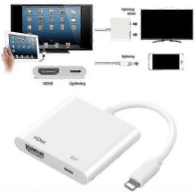 8Pin Lightning to HDMI Adapter for iPhone & iPad - Digital AV Cable, Compatible with iPhone 7/8/X