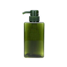 Green 450ml Empty Refillable Travel Soap Bottle | Eco-Friendly Shampoo Dispenser Pump