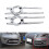 For- Q5 2009-2012 Abs Chrome Front Fog Light Lamp Grill Frame Panel Cover Bezel Auto Styling Garnis 1