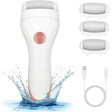 Foot Callus Remover, Rechargeable 3 Grinders Waterproof File Foot Cleaner Pedicure Tool Kit Foot Care Products