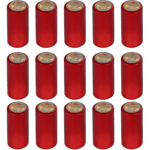 100pcs/ Set Pvc Heat Shrink Capsules Wine Shrink Wrap Bottle Caps