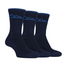 (06-Nov, SBMS030NVY) Storm Bloc - Storm Bloc - 3er Pack Herren Gepolsterte Trekkingsocken Wandersocken Baumwolle