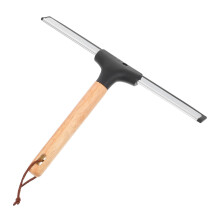 Shower Door Squeegee for Glass Doors, Streak Glass Cleaner Tool with Ergonomic Short Handle