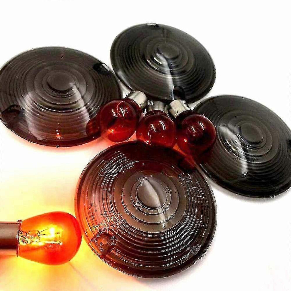 Turn Signal Lens For Harley Davidson Electra Glides Road King Smoke S2024123015174 Light 7624176662669