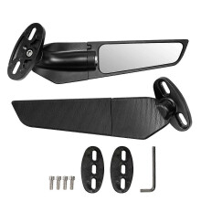 2 Stück modifizierte Motorrad-Rückspiegel, Windschutz, verstellbare und drehbare Seitenspiegel für Honda Yamaha Ninja 250 300 400 P2025011012
