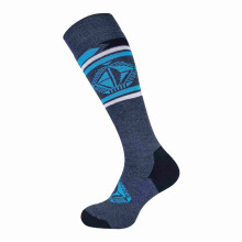 (6-8 A, Mittelgrau) Comodo - COMODO - Herren Damen Lustige Lang Snowboardsocken | Bunte Merinowolle Skisocken