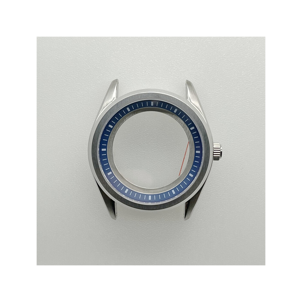 (Navy ) 41Mm Watch Case For Seiko Nh35/36 4R35a 4R36a Movement Watch Modification Parts Blue 320997428497