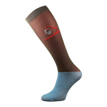 (6-8 A, Braun) Comodo - Comodo - Damen Kniehohe Reitpferde Socken | Pferdesport Socken zum Reiten