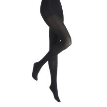 (X Large, Schwarz) ELLE - ELLE - 2er Pack Damen 80 Denier Opaque Weiche Strumpfhosen