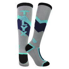 (06-Nov, Grau) TALYX - TALYX - Herren Skisocken gepolstert Thermo Winter Socken