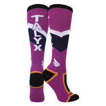 (04-Aug, Rosa) TALYX - TALYX - Damen Skisocken gepolstert Thermo Winter Socken