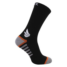 (06-Nov, Schwarz) TALYX - TALYX - 1er Pack Herren Kompressions Sportsocken, Atmungsaktiv, Ferse & Spitze