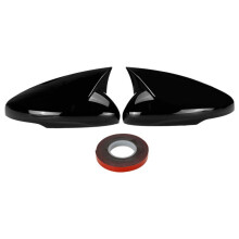 1 Paire de Boîtiers de Rétroviseur Noir Brillant pour  Mach-E Véhicule Électrique 2021-2022, Pièces de Modification Du Couvercle Du Klaxon