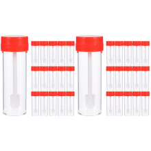 60Pcs Plastic Pee Cups Lids for Urine and Sample Storage
