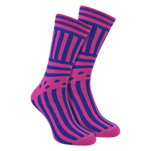 (06-Nov, One of a Kind) Sock Snob - Sock Snob - Herren Mencap Baumwollsocken Bunt Gestreift Mit Slogan